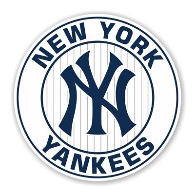 New York Yankees  Round  Decal / Sticker Die cut Без бренда