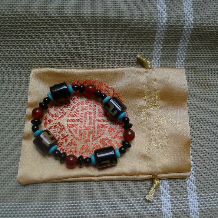 Dzi bead bracelet, Tibet, men's and women's bracelets, gifts, security, evil66 Без бренда - фотография #8