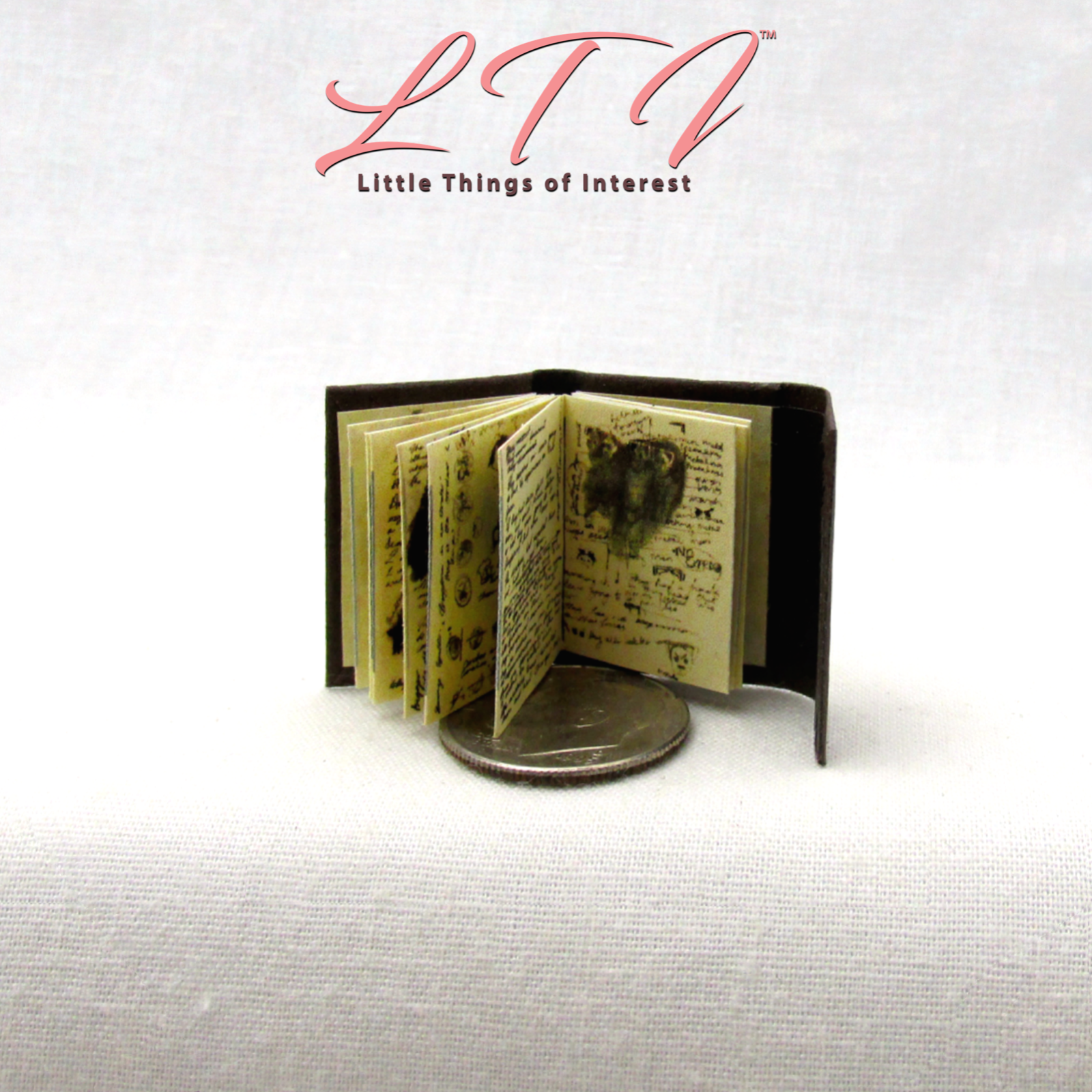 JOURNAL OF IMPOSSIBLE THINGS 1:12 Scale Miniature Readable Illustrated Book Little THINGS of Interest N/A - фотография #9
