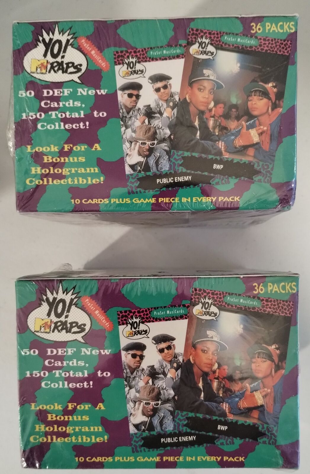 (2) 1991 PRO SET YO! MTV RAPS SERIES 2 UPDATE BOXES SEALED 36 PACKS PER BOX x2 Без бренда - фотография #10