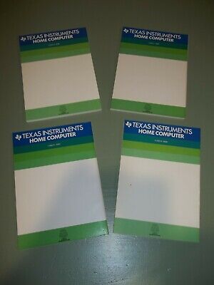 Set of 4 TI-99/4A TI99 Manuals STARTER PACK 1 & 2 - GAMEWRITERS' PACK 1 & 2 New  Texas Instruments - фотография #2