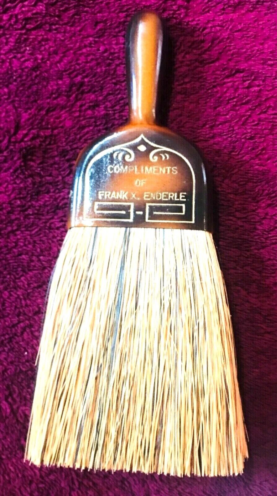 NEW VNTG RARE ~1940s Flat Ornate Handle Vintage Whisk Broom ~PROMPT SHIP Без бренда