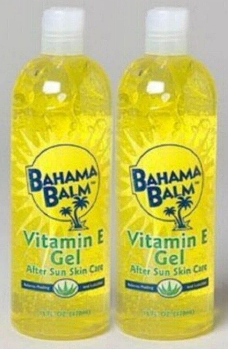 2 Bahama Balm Vitamin E Gel 16 oz each Relieve Peeling/irritation After Sun Lot BAHAMA BALM