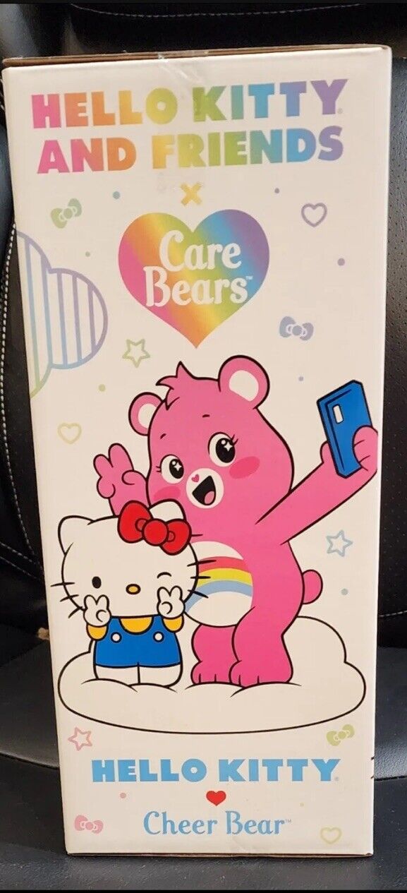 Hello Kitty and Friends x Care Bears Cheer Bear Sealed Box Set Plush Ready2 Ship Care Bears 23023FE - фотография #6
