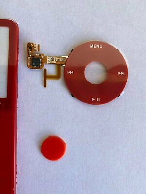 Red Face Plate Clickwheel Button For Apple iPod Classic 5th Gen Replacement ProjectChase pcg5red - фотография #6