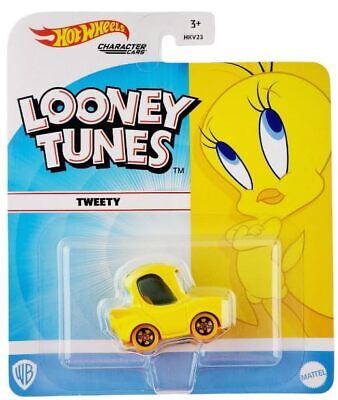 Hot Wheels Character Cars 1:64 Scale Looney Tunes (Tweety Bird 1/7) Ages 3+ NEW Hot Wheels