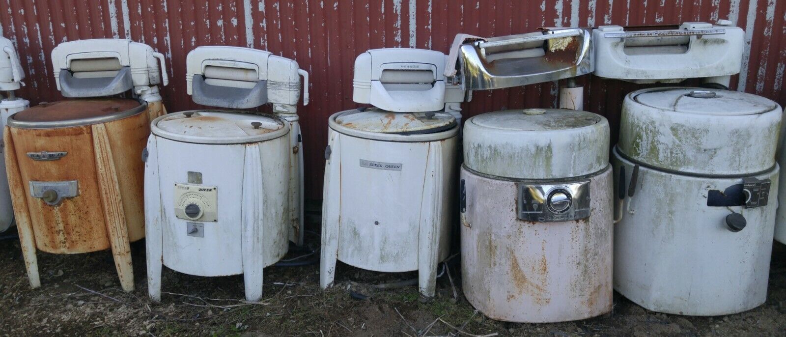 Collection Of 29 Antique Wringer Washing Machines Vintage Ringer Washer Machine Без бренда - фотография #4