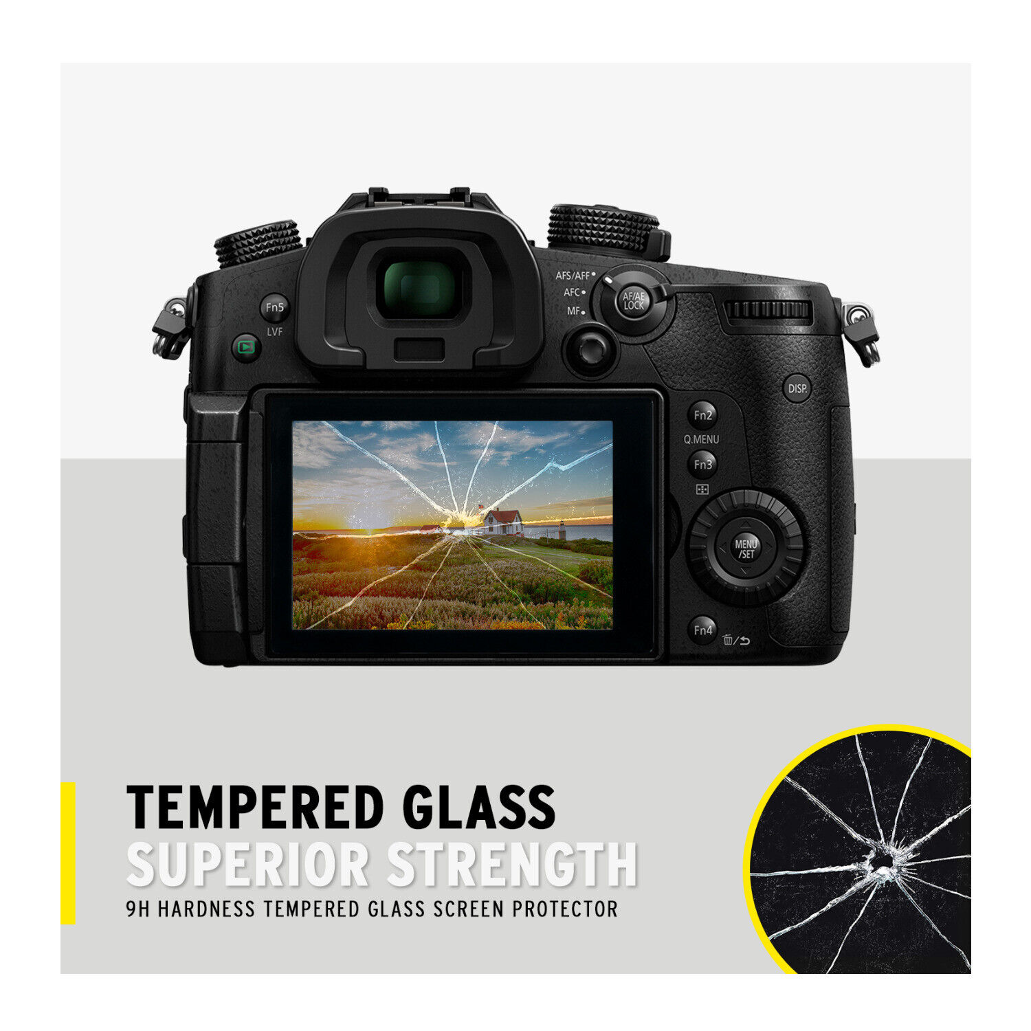 Koah LCD Ultra Armor Screen Protector for Panasonic Lumix DCGH5 and GH5S Camera Koah KO-GSPU-PGH5 - фотография #6