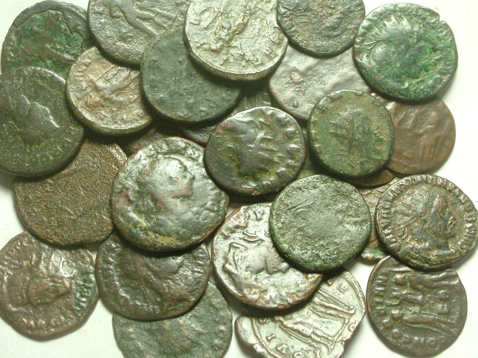 Lot of 3 Rare original Ancient Roman Antoninianus coins Probus Aurelian Claudius Без бренда - фотография #8