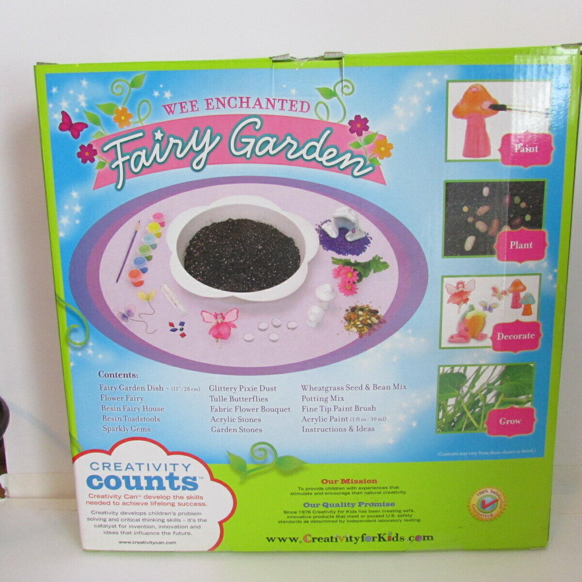 Fairy Garden creativity for kids Easy Indoor Garden for kids NEW lot of 2 Creativity for Kids - фотография #4