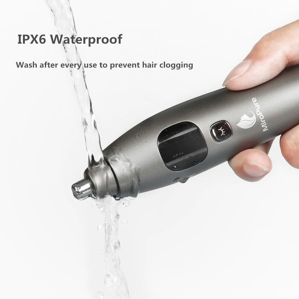 LOT OF 2 Waterproof Nose Ear Face Hair Trimmer for Women/ Men Manscaping w/ LCD Miropure Does Not Apply - фотография #4