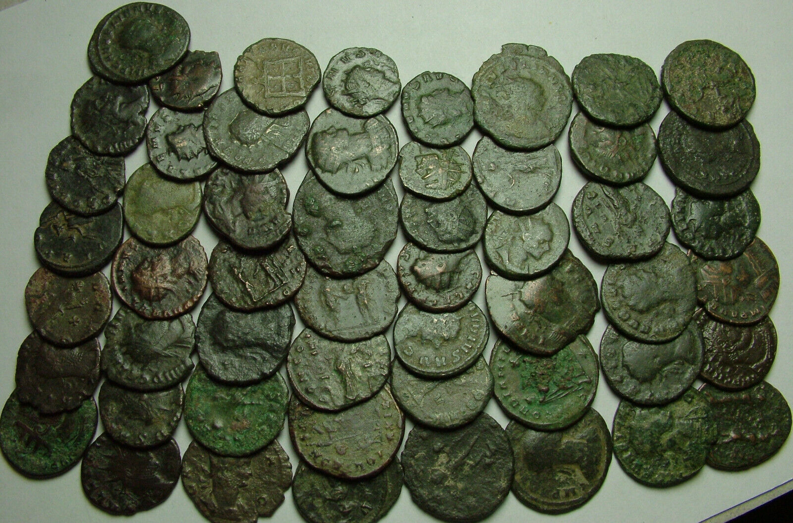 Lot of 3 Rare original Ancient Roman Antoninianus coins Probus Aurelian Claudius Без бренда - фотография #2