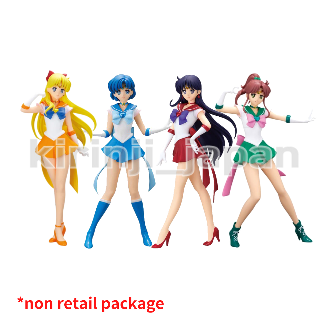 Sailor Moon Sailor Mercury Mars Jupiter Venus Figure A Glitter Glamours Pre BANPRESTO Animator Doll