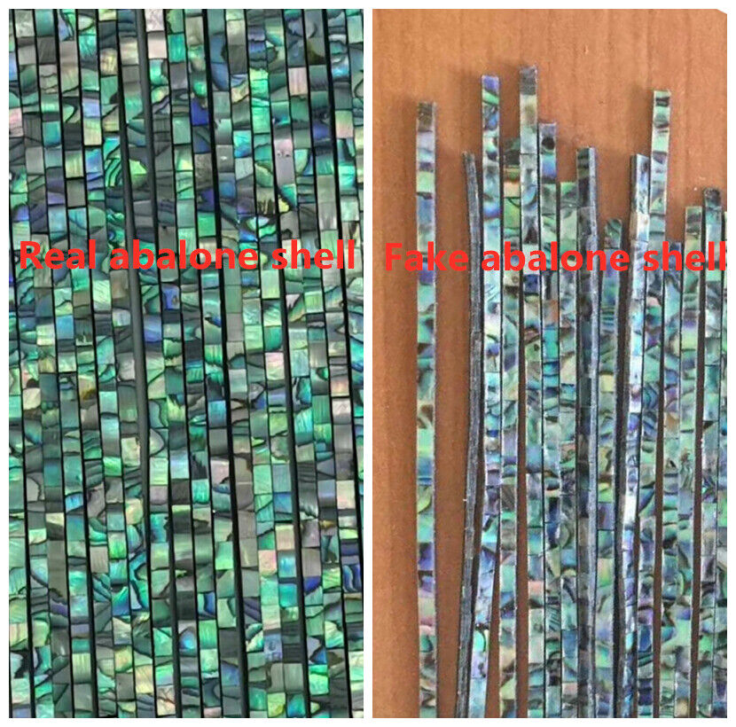 4x Abalone Shell strip Binding Flexible Purfling 400mm Inlay Guitar Luthier 3A Ringring Does Not Apply - фотография #3