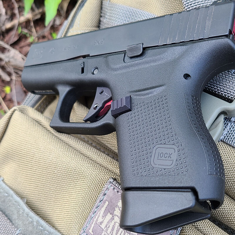 Rowe Tactical Extended Mag Release for Glock 43 / G43 - Black Anodized Aluminum Rowe Tactical 100063 - фотография #6