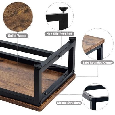 Wooden Step Stool Bed Steps for High Beds for 15.7“Lx15.4"Wx11.8"H Two Step Does not apply Does Not Apply - фотография #4