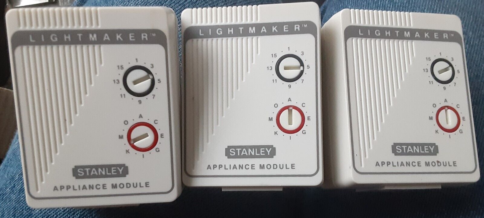 Lot of 3 Stanley LightMaker Appliance Module 360-3089 Stanley 360-3089
