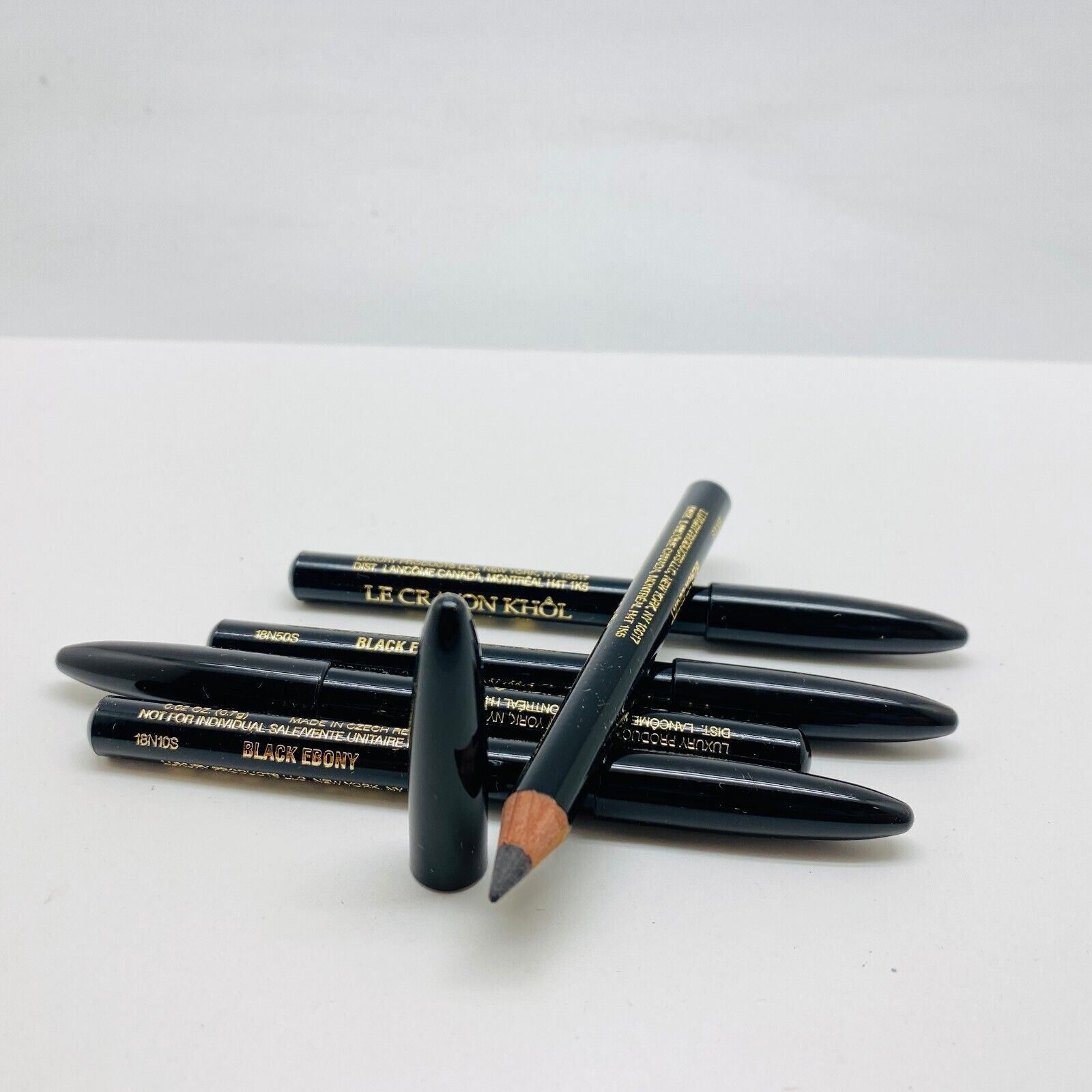 NEW Lancome Le Crayon Khol Eyeliner Pencil #Black Ebony -0.02oz (lot of 5) - NEW Lancôme Lancome Le Crayon Khol - фотография #3