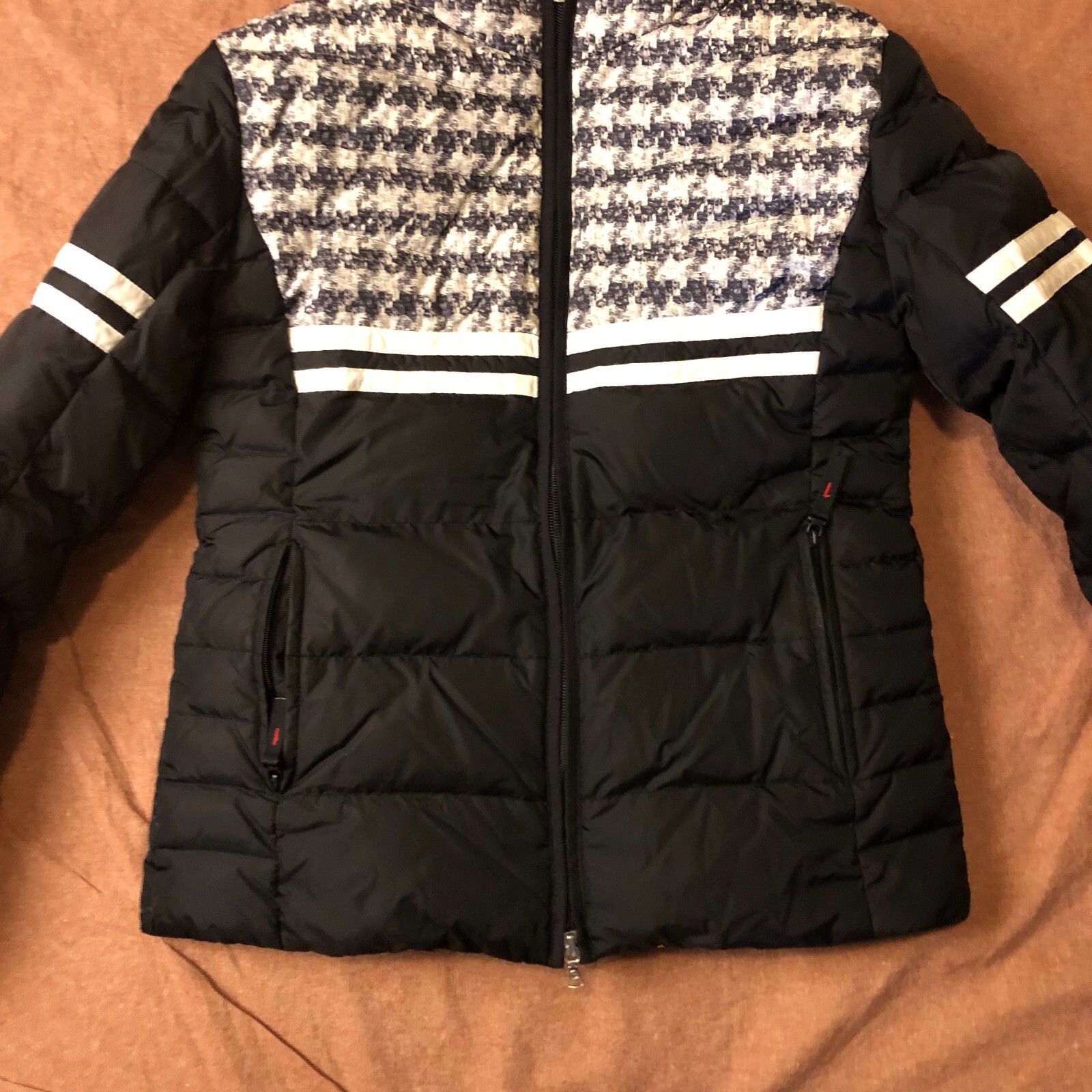 Womens Bogner Fire Ice Down Puffer Jacket 600 Fill Hooded Size 8 Bogner - фотография #2