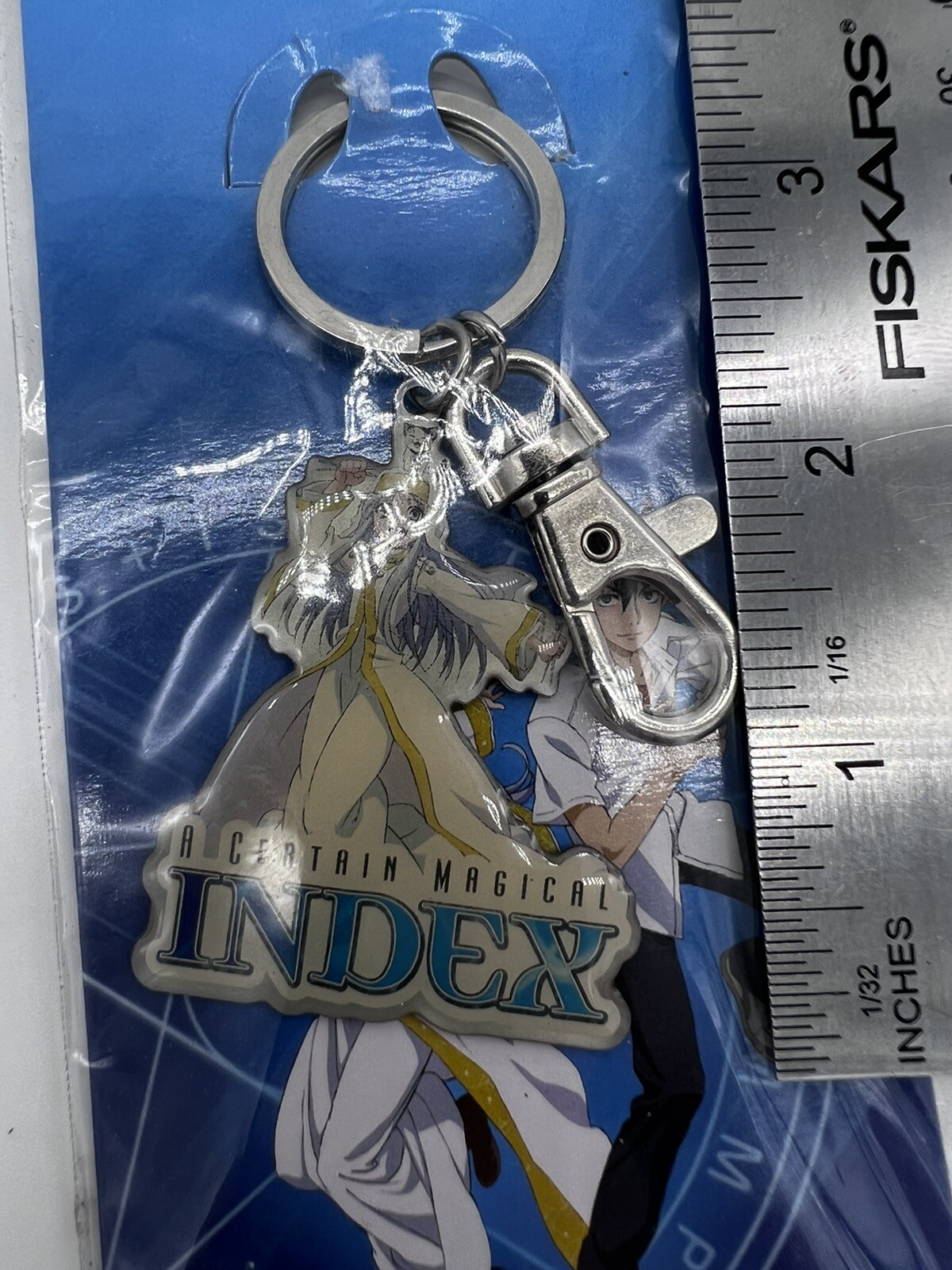 A Certain Magical Index II Metal Key Chain (Keychain) manga anime RARE charm New A certain Magical Index - фотография #2
