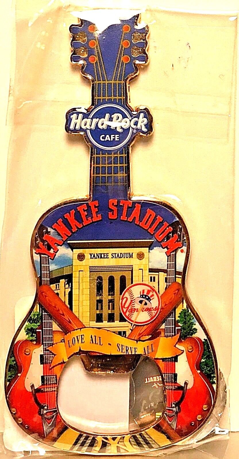 Hard Rock Cafe Yankee Stadium Bottle Opener Refrigerator Magnet V17 NEW HRC Hard Rock Cafe 8557564176