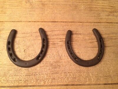 Horse Shoes Rustic Cast Iron 5" tall (Set of 2) Home Decor 0170-05208 Без бренда 0170-05208