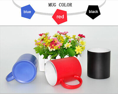 11OZ Blank Heat Transfer Sublimation Mugs Magic Cup Full Color Changing Mugs QOMOLANGMA 0163000215105 - фотография #5