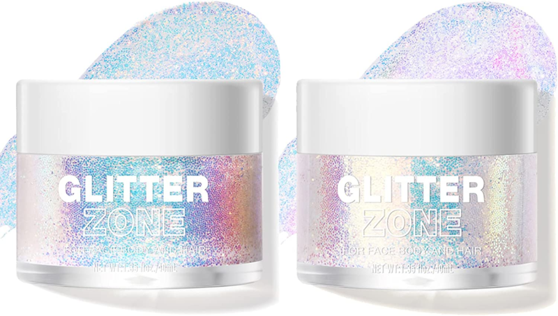 LANGMANNI Holographic Body Glitter Gel for Body, Face, Hair and Lip.Color Changi Langmanni