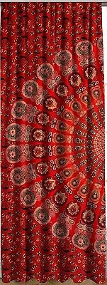 Indian Curtains Hippie Mandala Tapestry Wall Hanging Bohemian Window Valance Unbranded Do not Apply - фотография #5