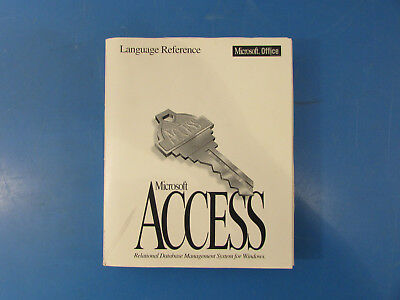 Lot of 2 - Microsoft Office/Access Language Reference & Getting Started Manual Microsoft - фотография #2