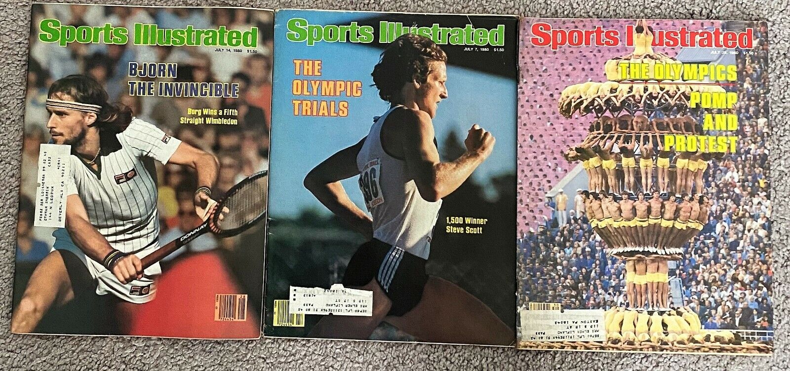 Sports Illustrated July - Sept 1980 LOT 15 Vintage Issues (sold as LOT or solo) Без бренда - фотография #2