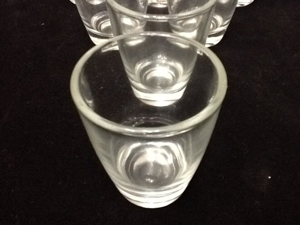 24 Shot Glasses Glass 1 oz Barware Shots Whiskey Tequila Firewater 2 Dozen  Lot Unbranded - фотография #4