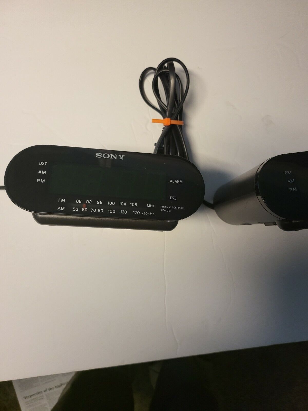 Sony Dream Machine FM/AM Alarm Clock Radio ICF-C218 battery backup A2 Sony ICF - фотография #4