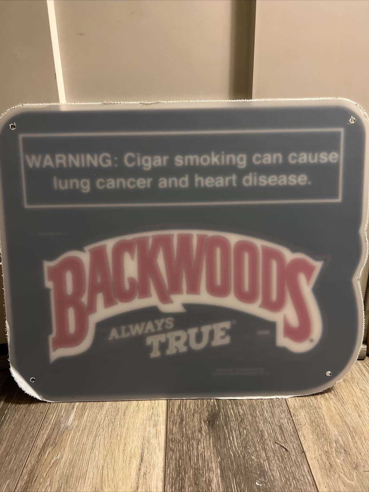 Replacement Panel for Backwoods Always True Cigars Lighted LED Store Adv. Sign  Backwoods