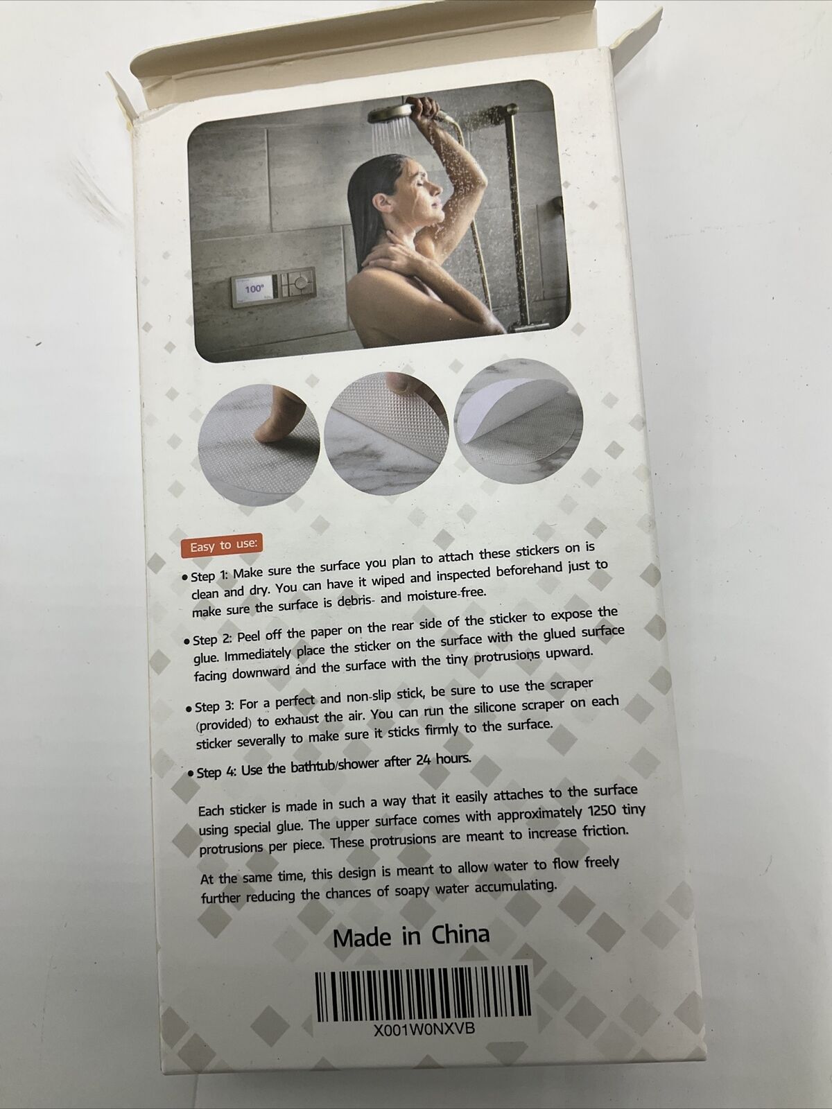 (QTY 24) Secopad Non-Slip Bathtub Stickers Safety Bathroom Tubs Showers Treads Secopad Non-Slip - фотография #3
