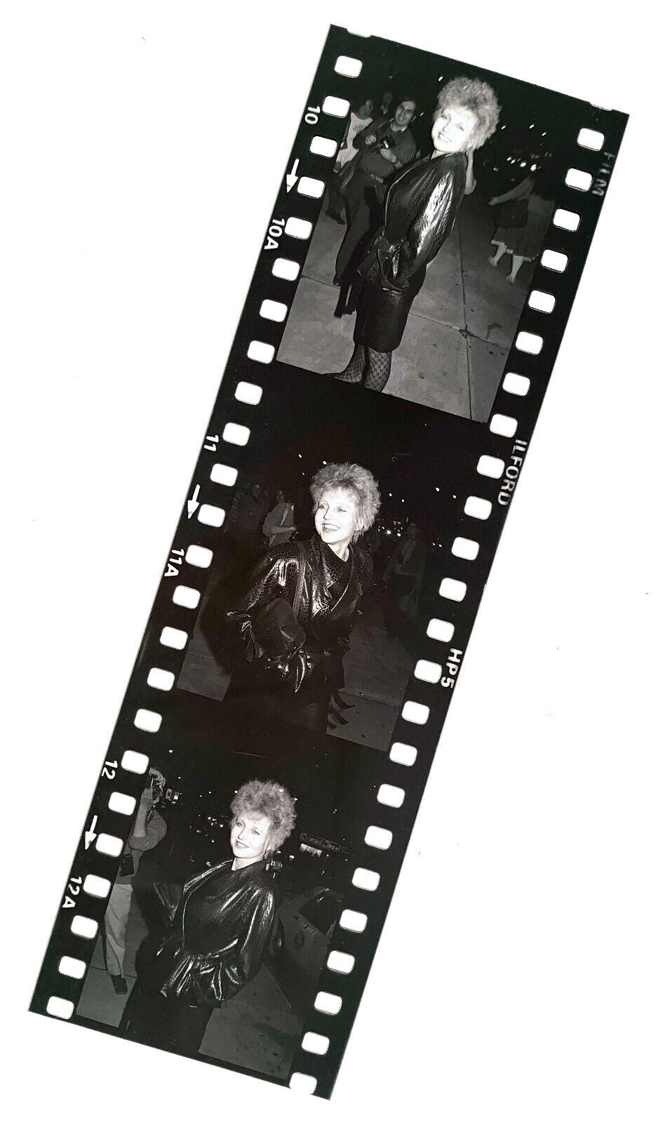 HANNA SCHYGULLA (LOT 3) 35MM NEGATIVES CANDID NYC (C. 1980s) GERMAN ACTRESS Без бренда