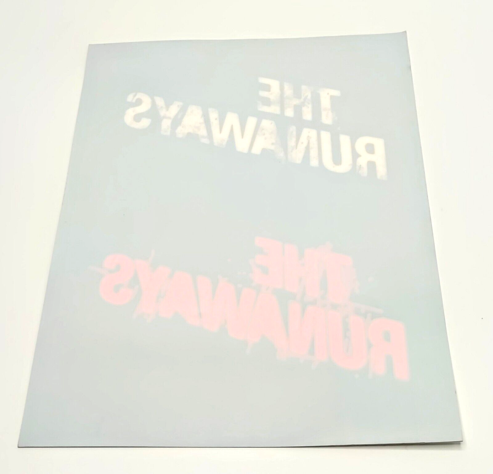 The Runaways 2010 Movie Promo Window Cling Sticker Joan Jett Fanning Stewart NEW Без бренда - фотография #3