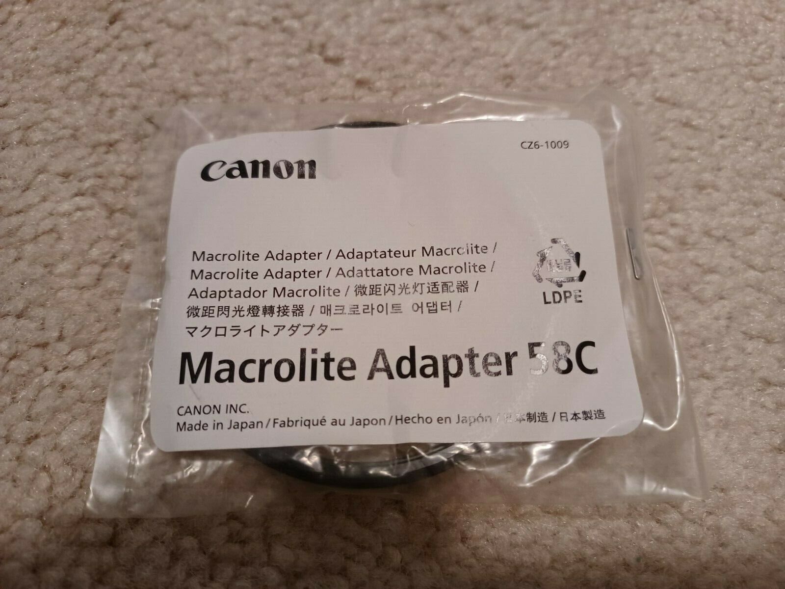 Lot of 10 Canon Macrolite Adapter 58C Canon