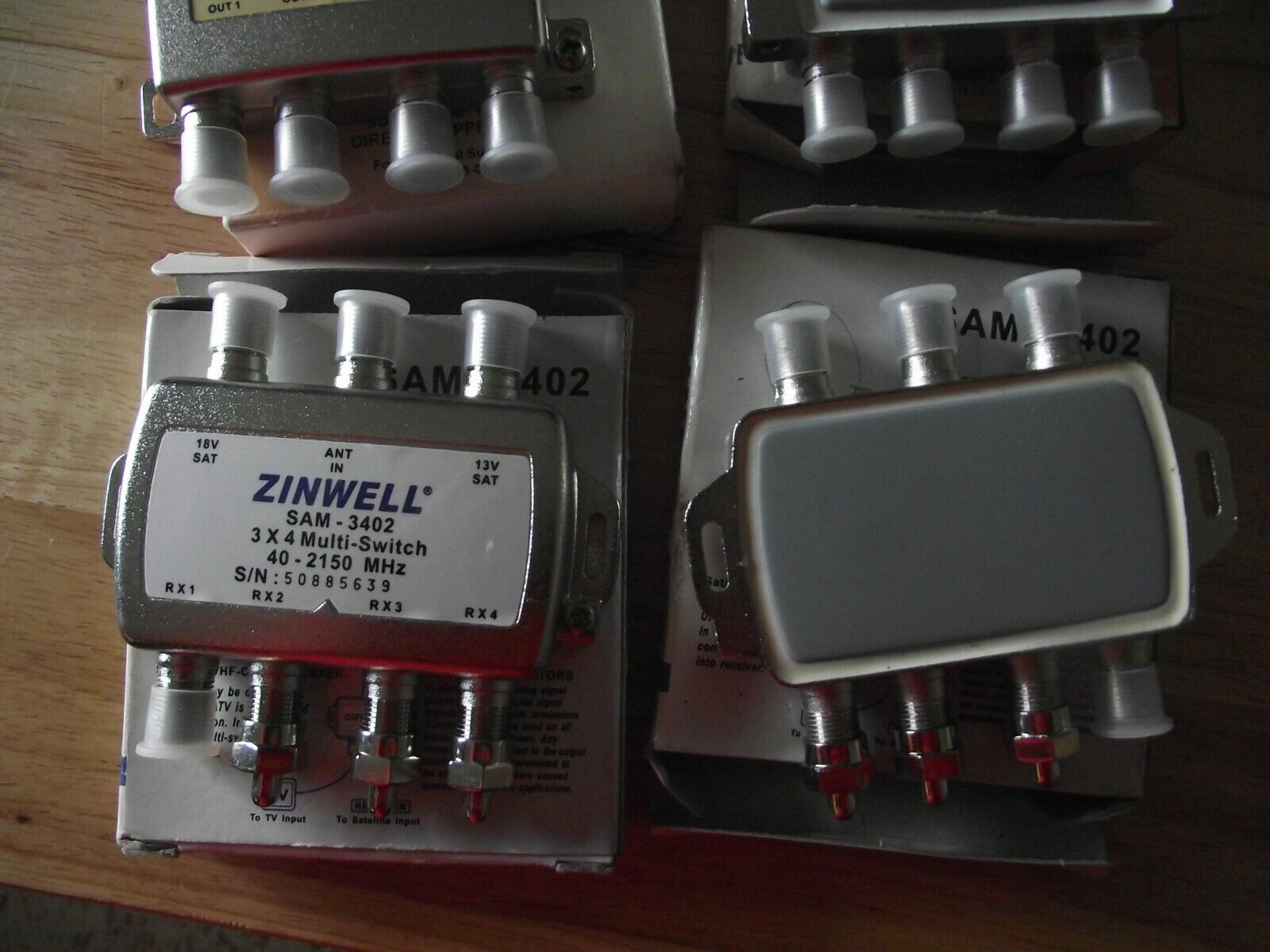 ZINWELL MULTI - SWITCHES SAM: A LOT OF (6) OPEN BOX NEVER USED. Zinwell UNKNOWN - фотография #10