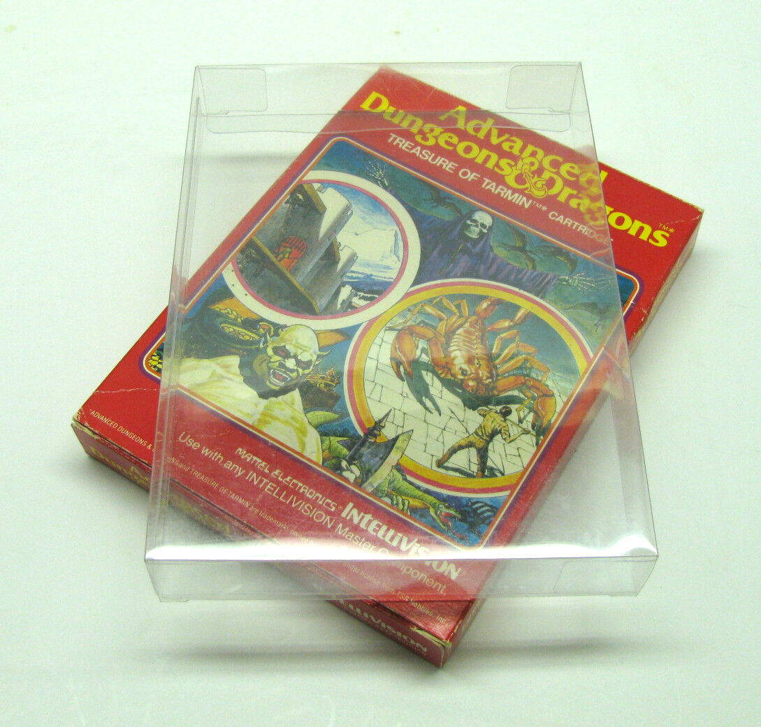 50X INTELLIVISION GAME CIB (SIZE A) - CLEAR PLASTIC PROTECTIVE BOX PROTECTORS  Dr. Retro Does Not Apply - фотография #4