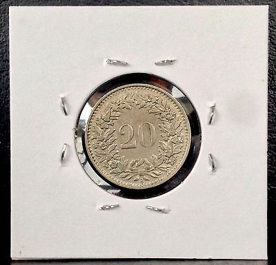 Lot of 2: 1917B 5 rappen & 1939B 20 rappen SWITZERLAND copper-nickel coins Без бренда - фотография #10