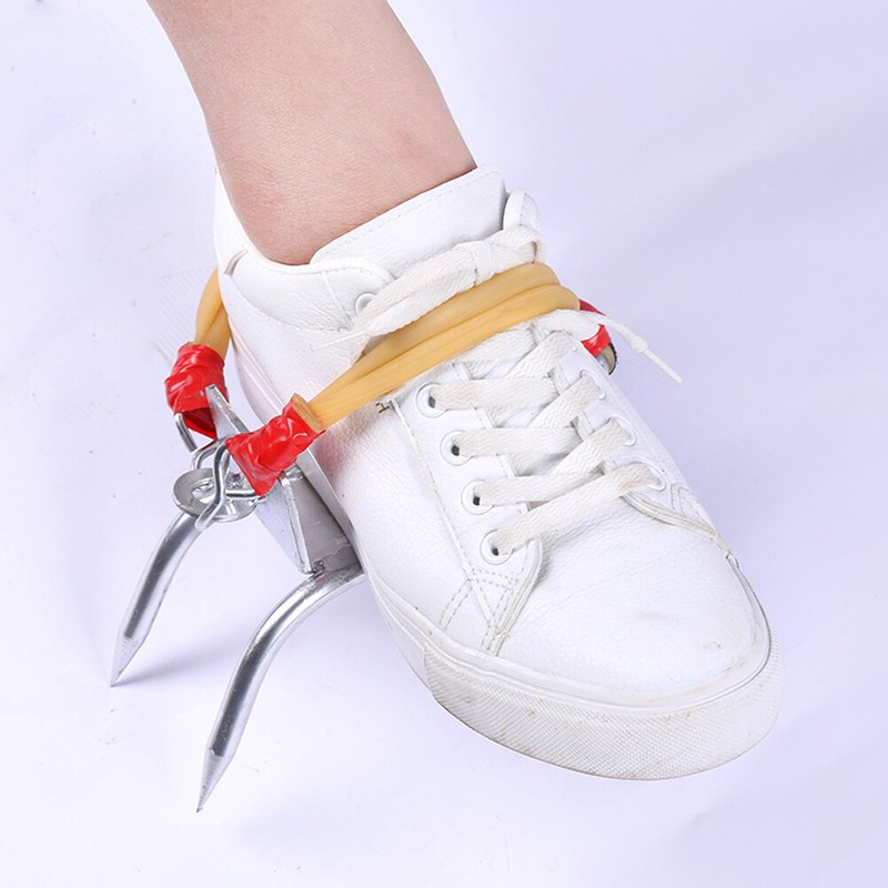 2Pcs Tree Climbing Spikes Shoes Set Stainless Steel Claw Hard Tree Climbing Tool Unbranded Does Not Apply - фотография #8