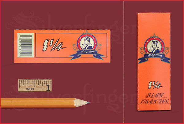 ROLLING PAPERS 15 PACKS 1.25 1¼ 77x45 mm 32 Leaves Cigarette Paper THEY ROCK! Magellan - фотография #5