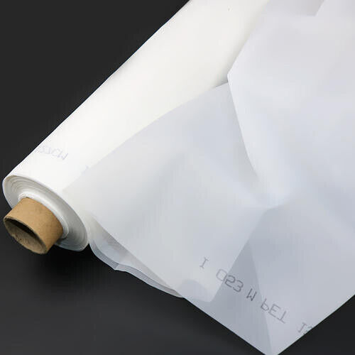 3 Yards 110M/ 43T Screen Printing Mesh Silk Screen Mesh Fabric 50" wide White Unbranded 007229