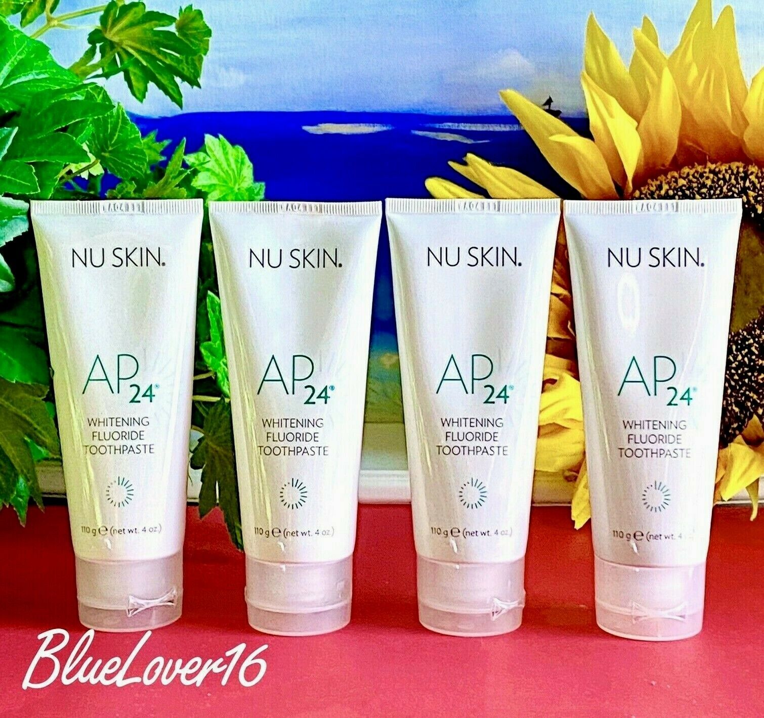 10/24 Nuskin Nu Skin AP-24 Whitening Fluoride Toothpaste 4 Tubes. SHIP SAME DAY! Nuskin Nuskin Nu Skin AP- 24