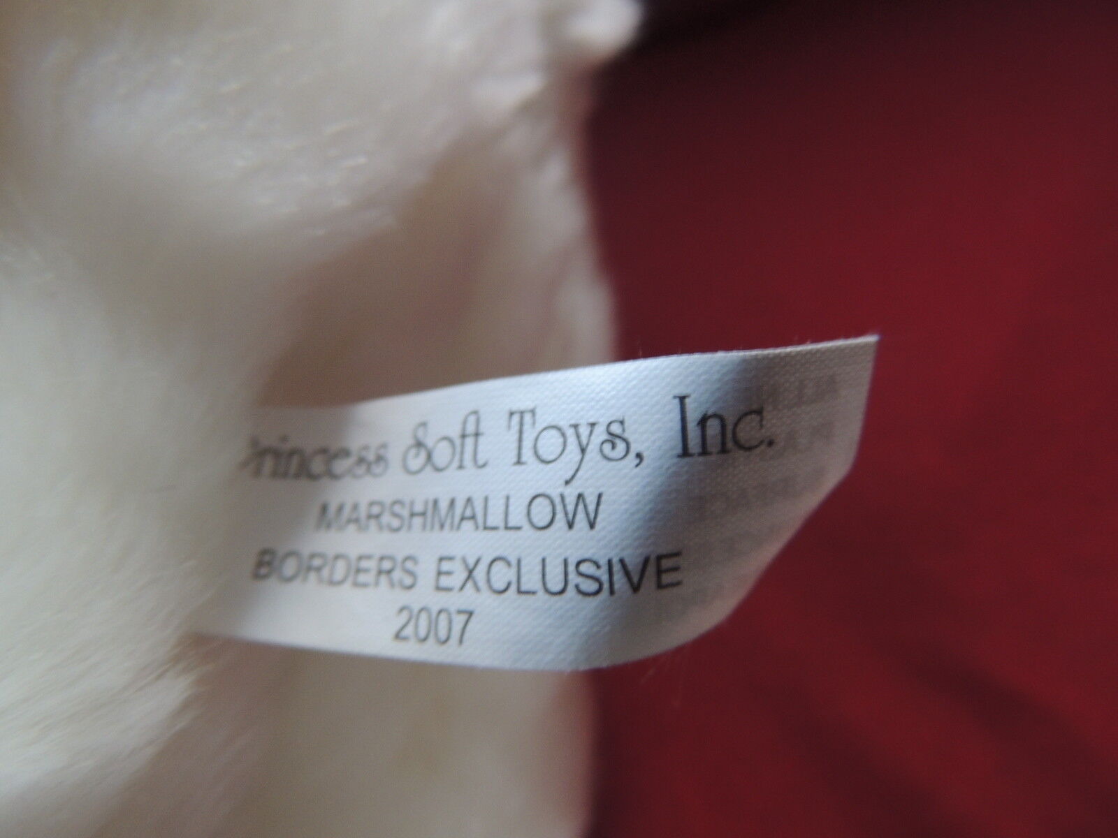 NEW Princess Soft Toys Marshmallow Borders Polar Bear 14" Plush Stuffed Animal Princess Soft Toys - фотография #6