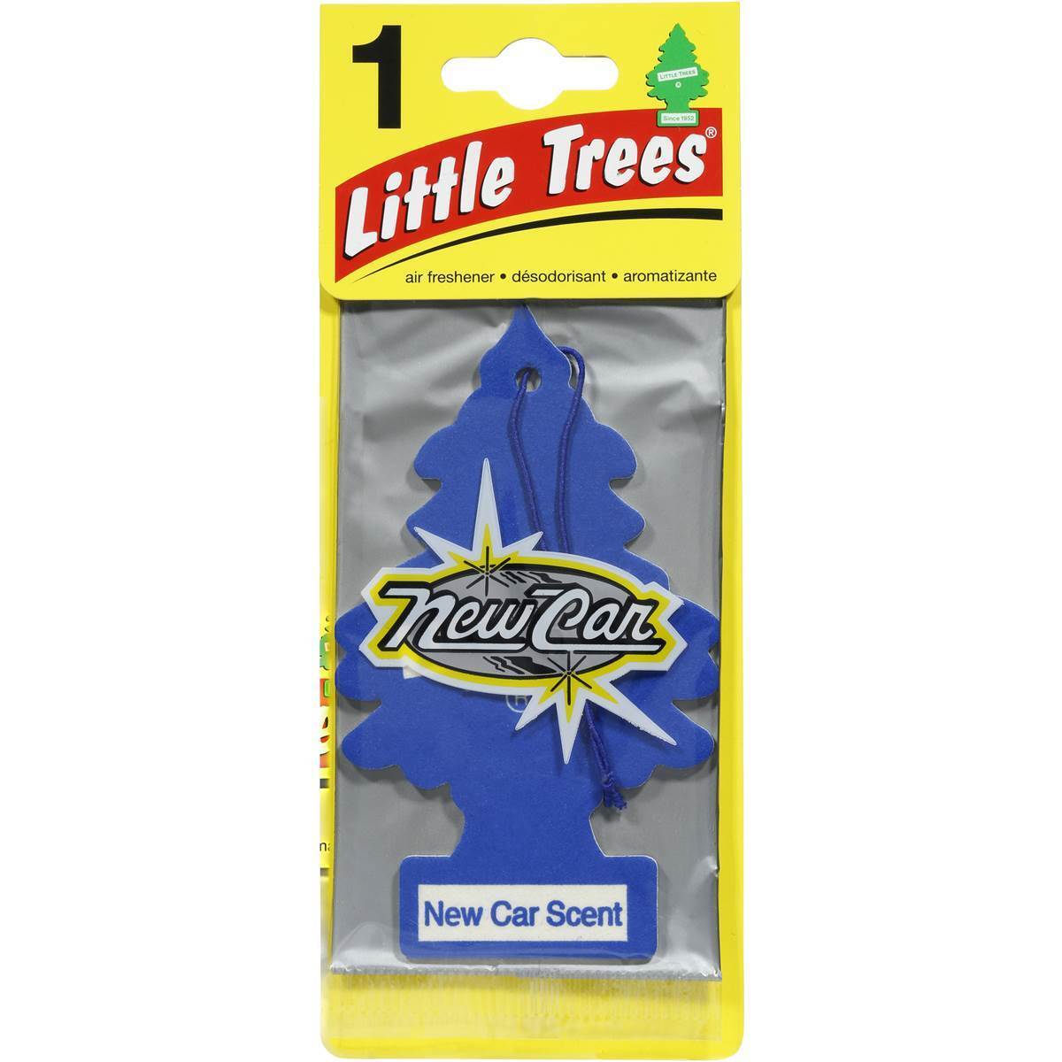 Little Trees  New car  Freshener scent 10189  Air MADE IN USA Pack of 24 Little Trees U1P-10189 - фотография #3