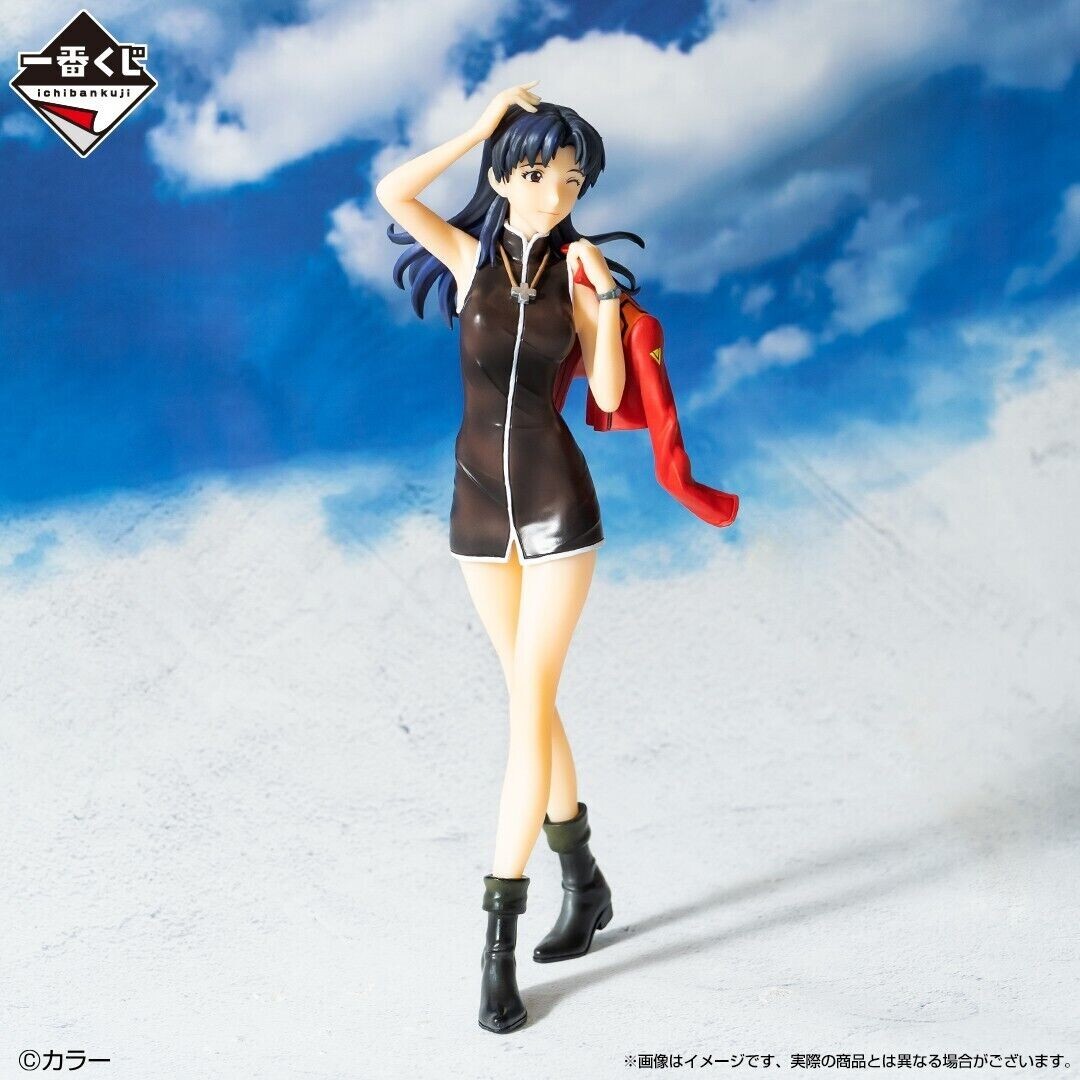 Evangelion Misato Katsuragi Penpen Figure Angel Attack Ichiban Kuji Prize New Bandai - фотография #3