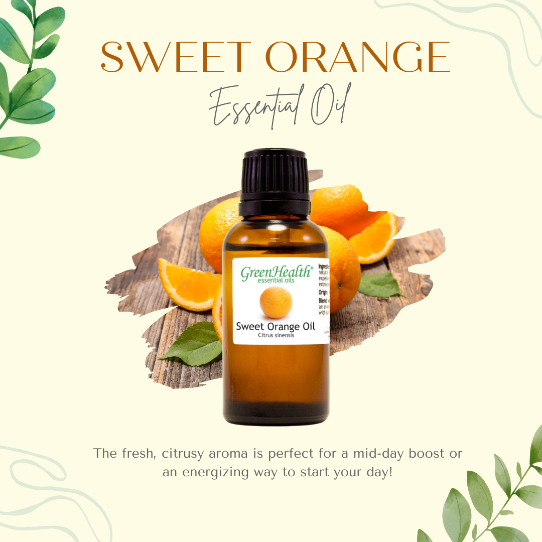 Orange (Sweet) Essential Oil 100% Pure Free Shipping Many Sizes GreenHealth EO-ORANG - фотография #2