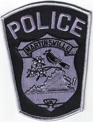 Martinsville Police Virgina subdued SWAT Police Patch Virginia VA  Без бренда